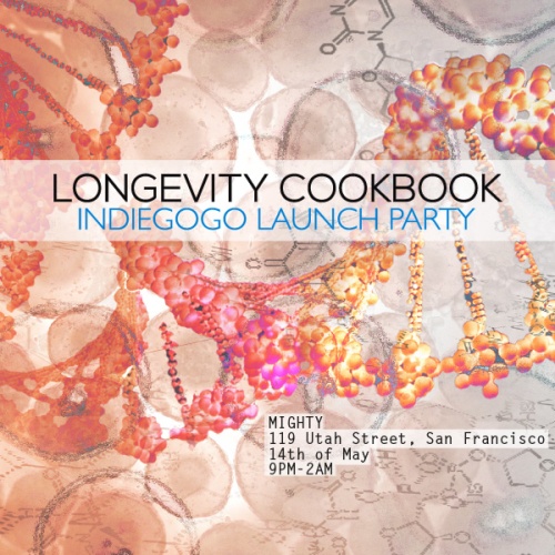 longevity cookbook indiegogo launch party